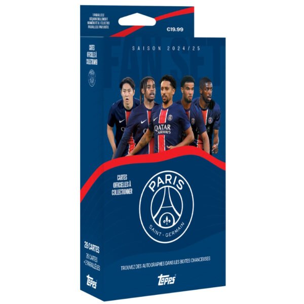 Blister TOPPS Fan Set - Paris - 2024/25 - Inglés